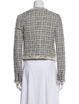 Veronica Beard Tweed Pattern Evening Jacket