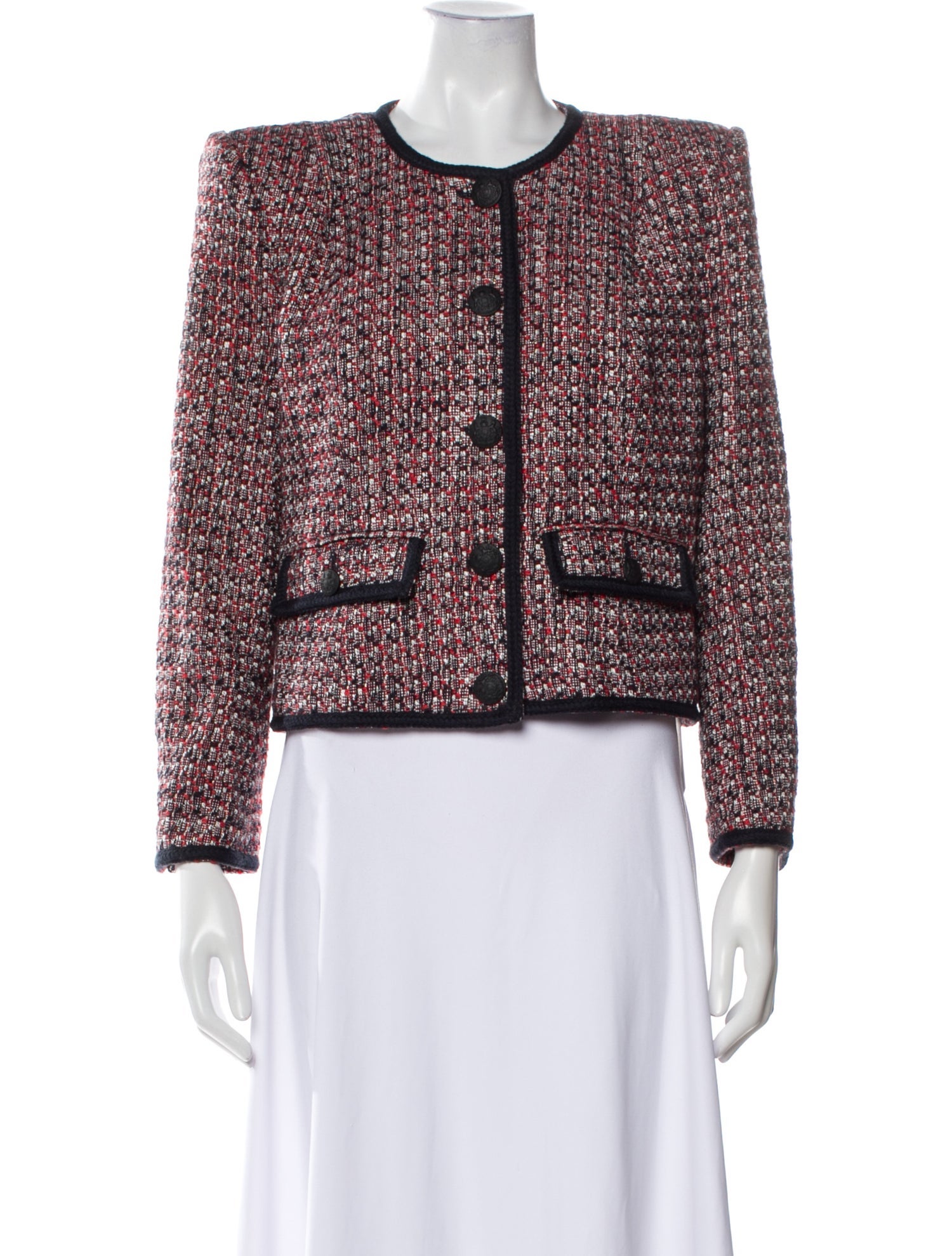 Veronica Beard Tweed Pattern Evening Jacket w/ Tags