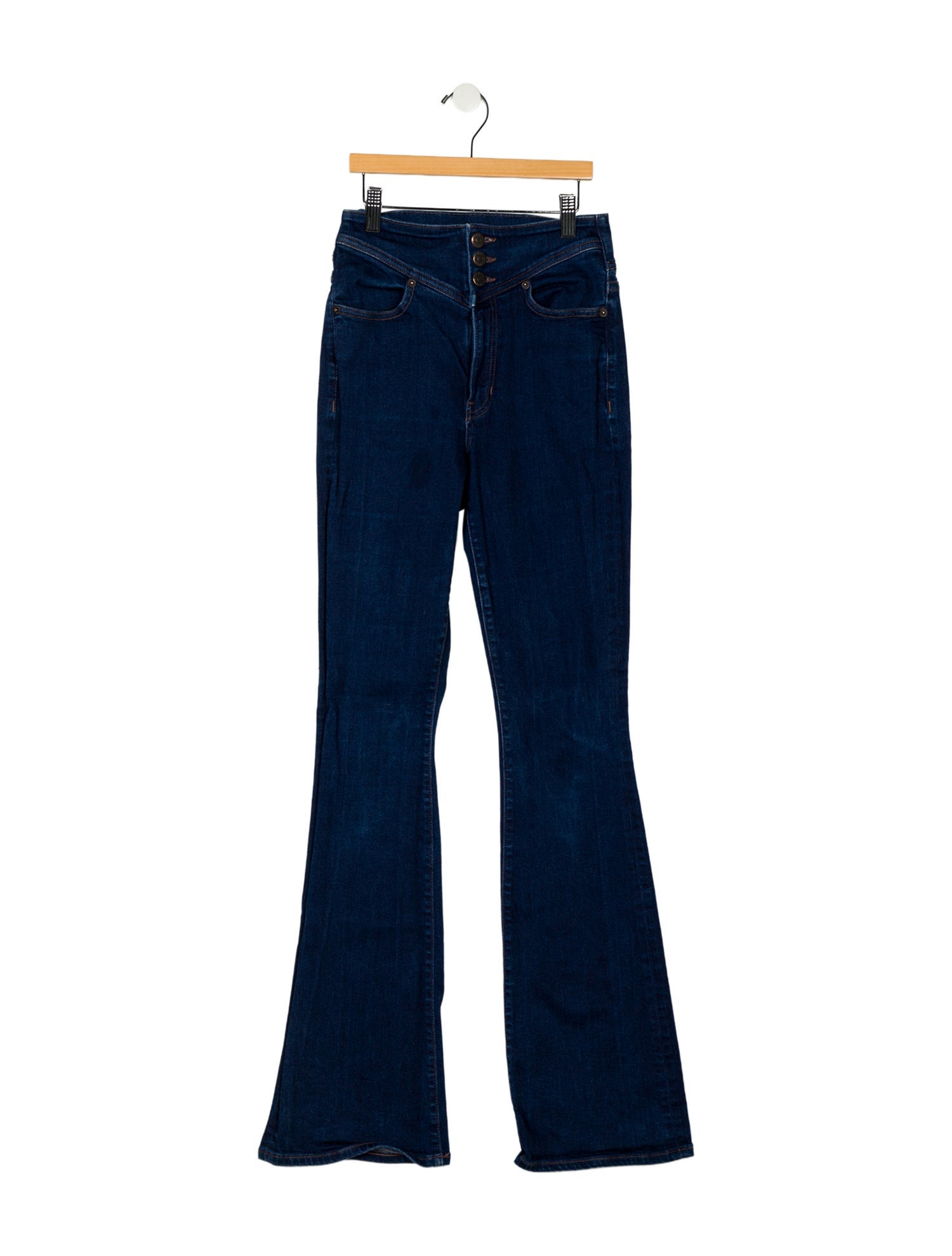 Veronica Beard High-Rise Flared Jeans