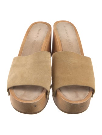 Veronica Beard Suede Slides