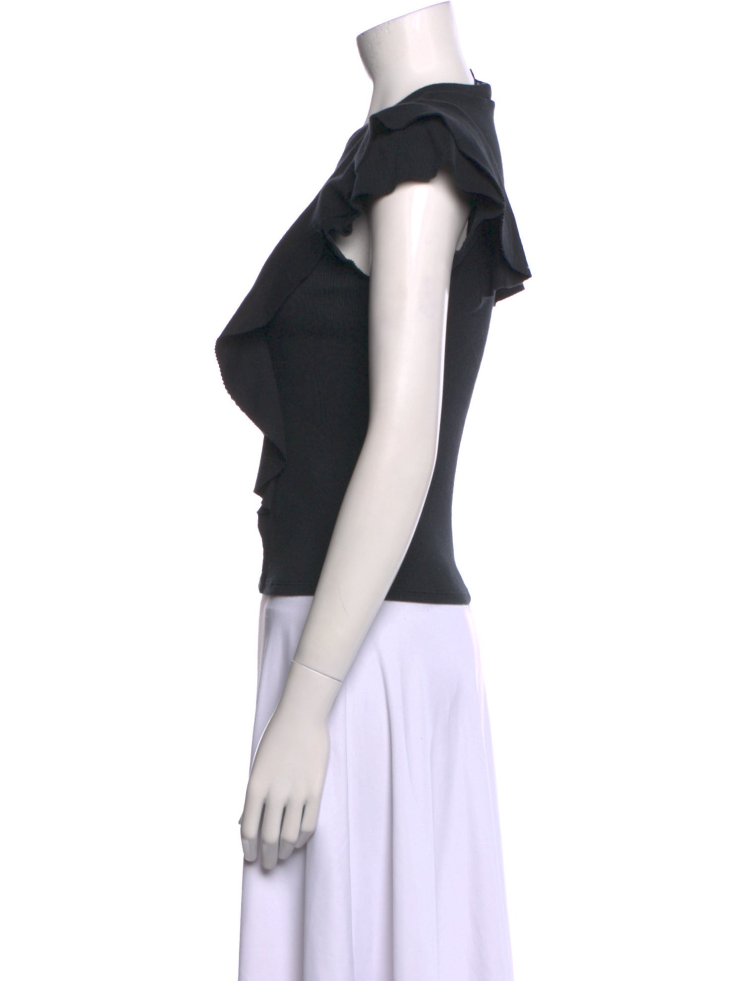 Veronica Beard Crew Neck Short Sleeve Top