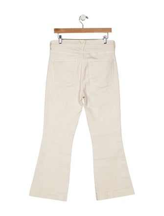 Veronica Beard Mid-Rise Wide Leg Jeans