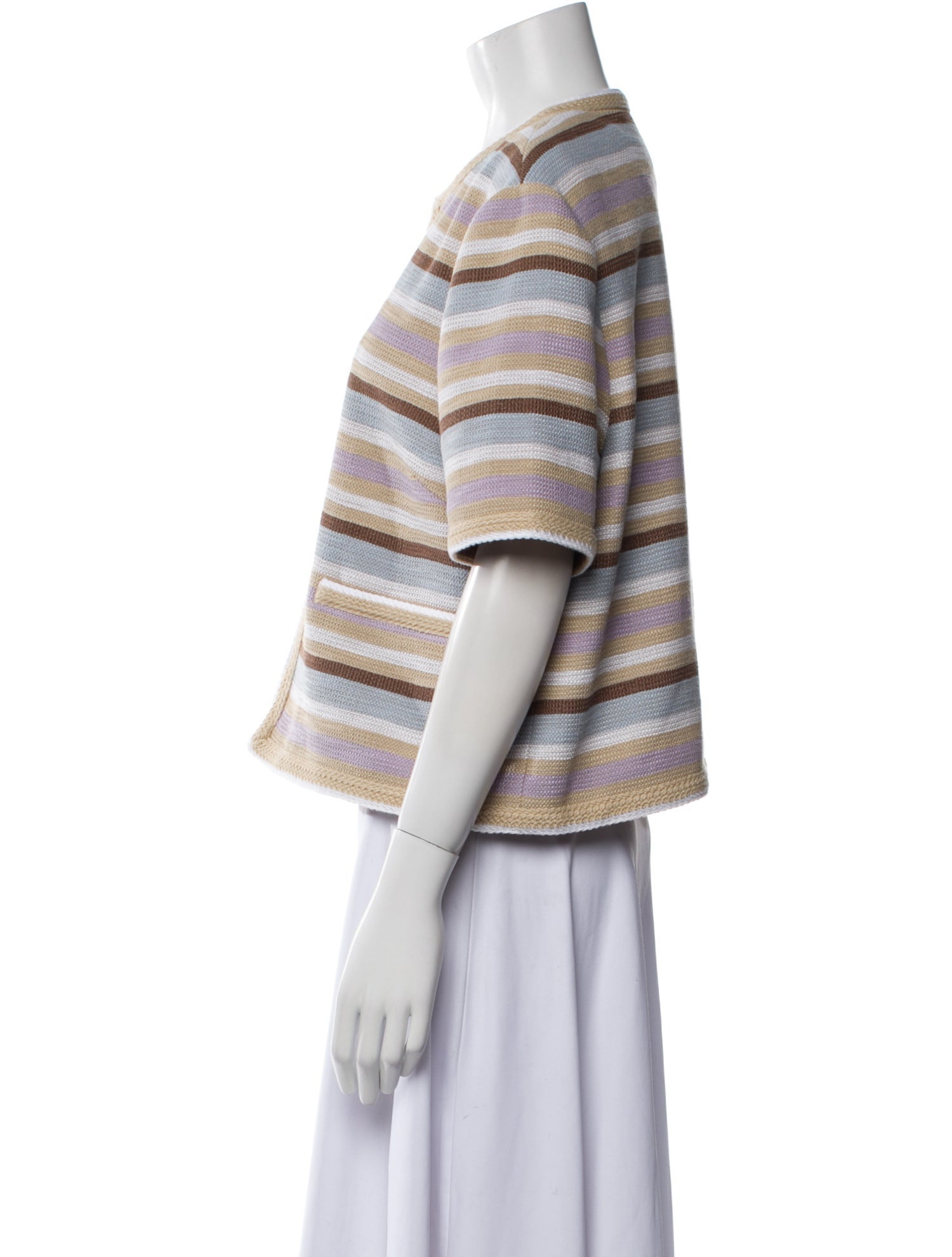 Veronica Beard Striped Evening Jacket