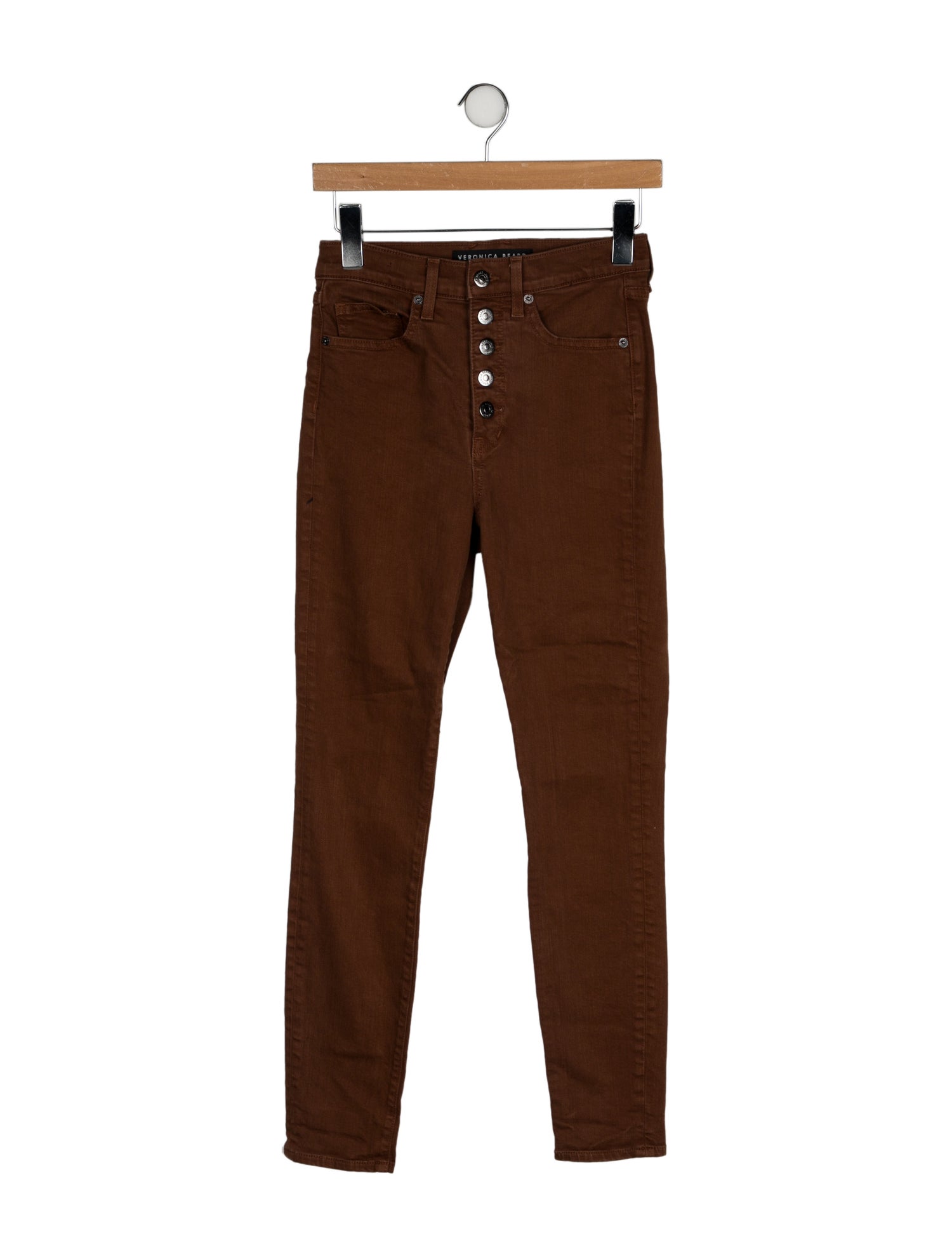 Veronica Beard Mid-Rise Skinny Leg Jeans