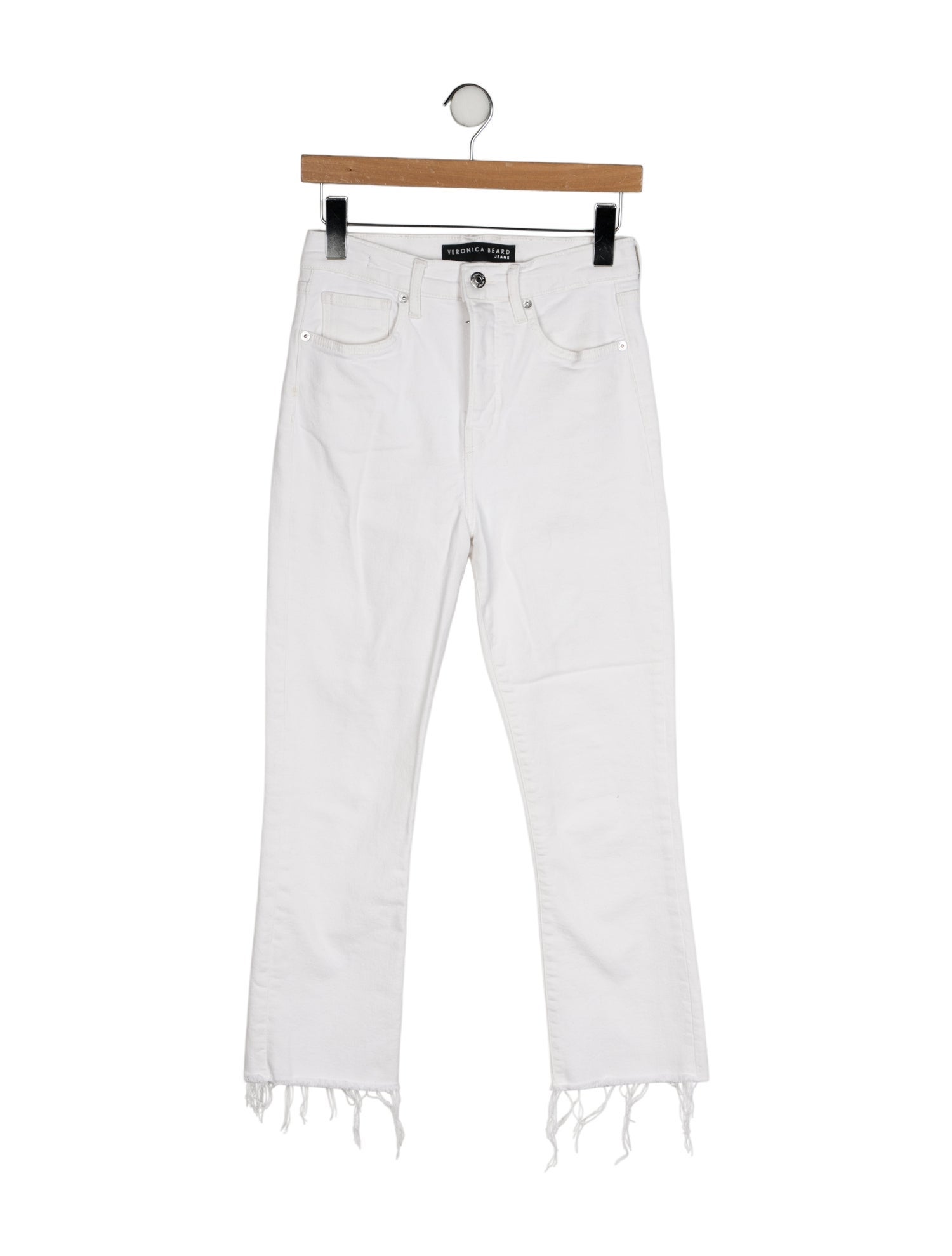 Veronica Beard High-Rise Wide Leg Jeans