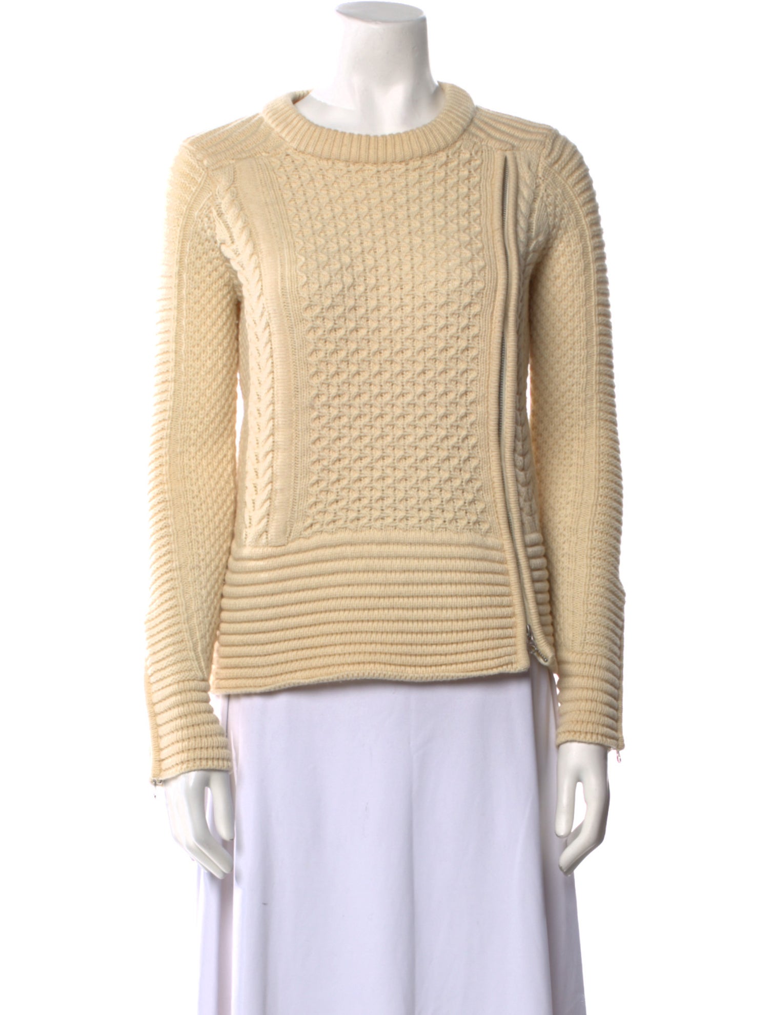 Veronica Beard Wool Crew Neck Sweater