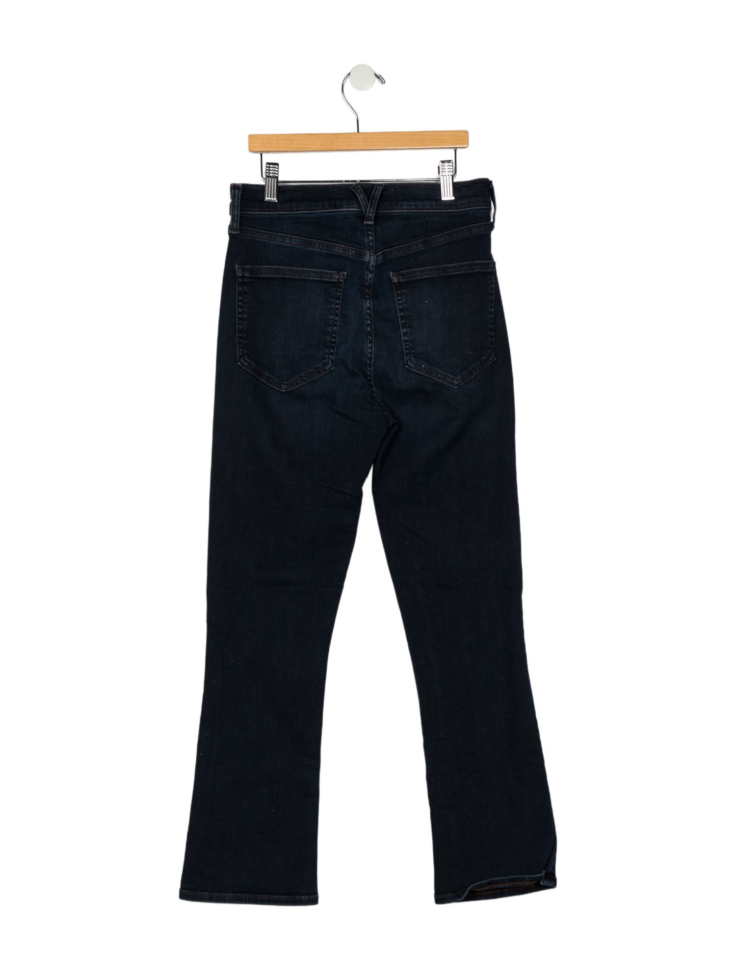 Veronica Beard Mid-Rise Straight Leg Jeans