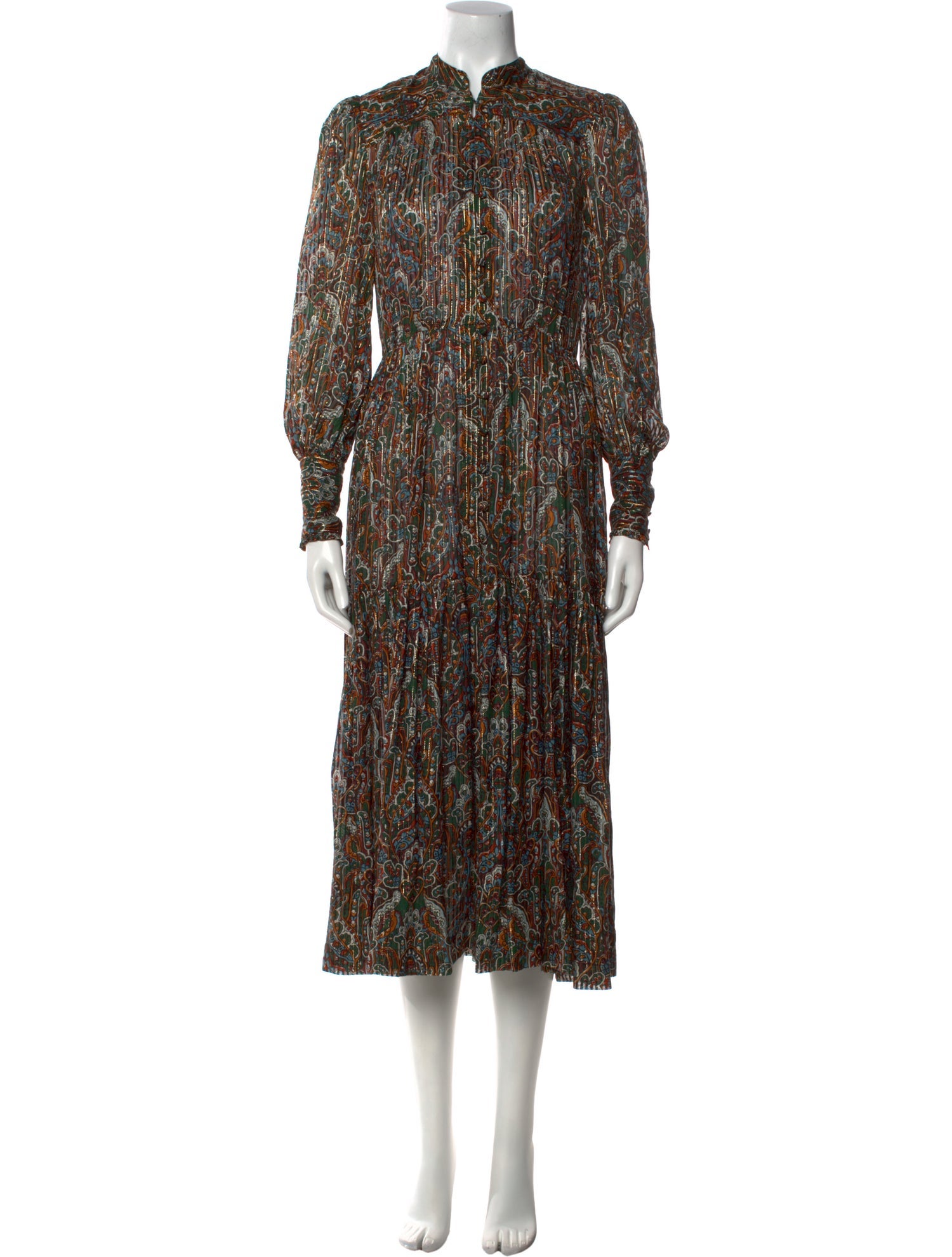 Veronica Beard Printed Long Dress