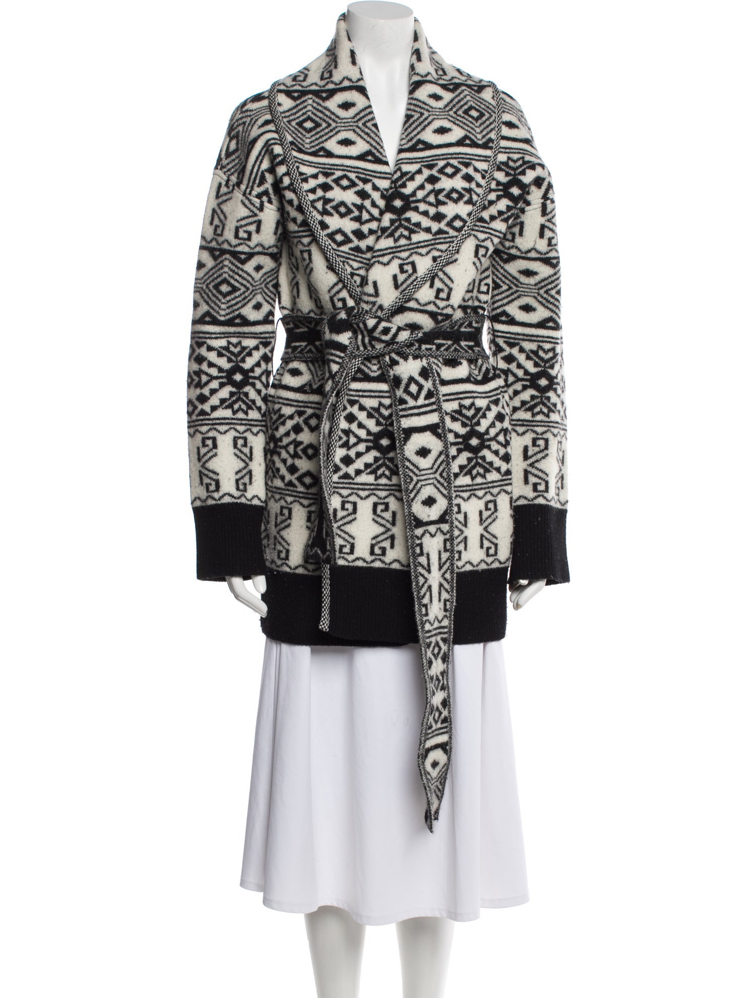 Veronica Beard Wool Printed Coat
