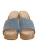 Veronica Beard Suede Studded Accents Slides