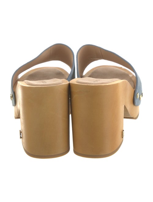 Veronica Beard Suede Studded Accents Slides