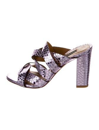 Veronica Beard Leather Slides