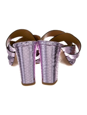 Veronica Beard Leather Slides