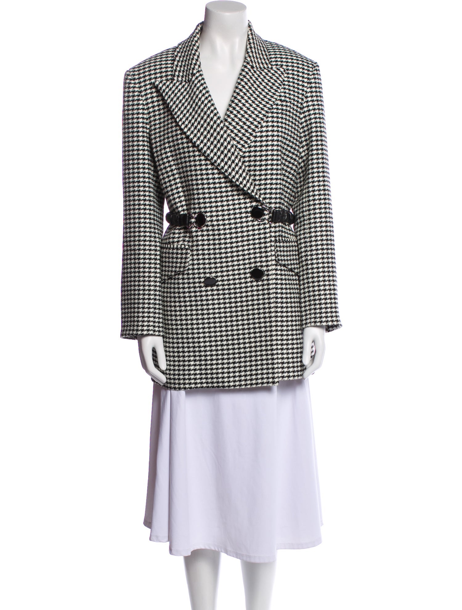 Veronica Beard Houndstooth Print Blazer