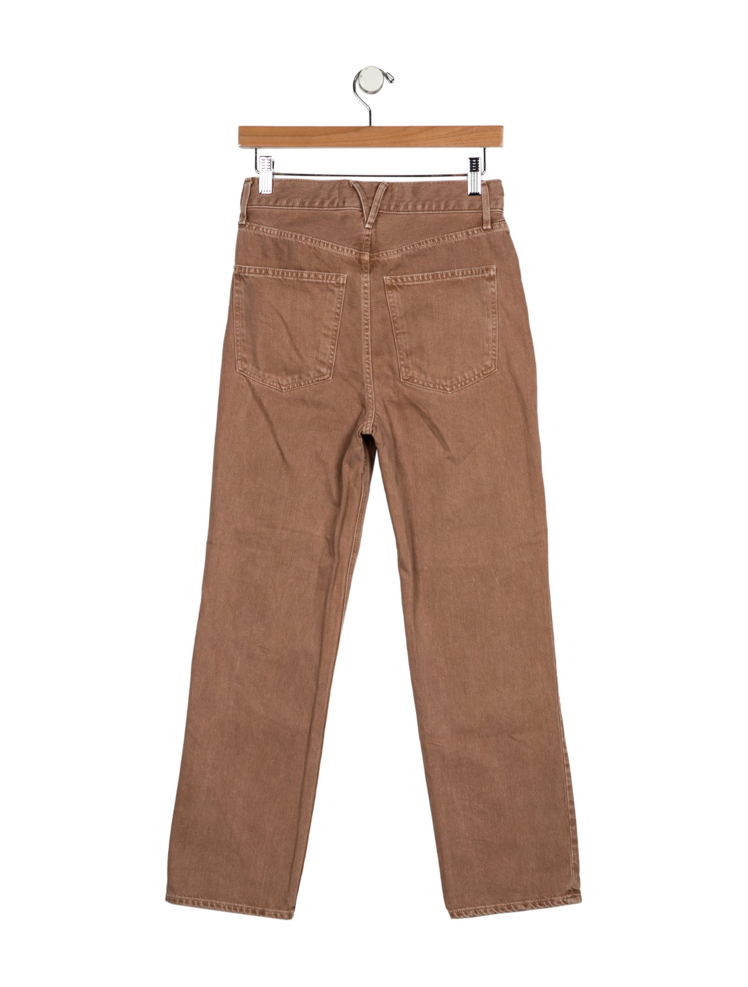 Veronica Beard High-Rise Straight Leg Jeans