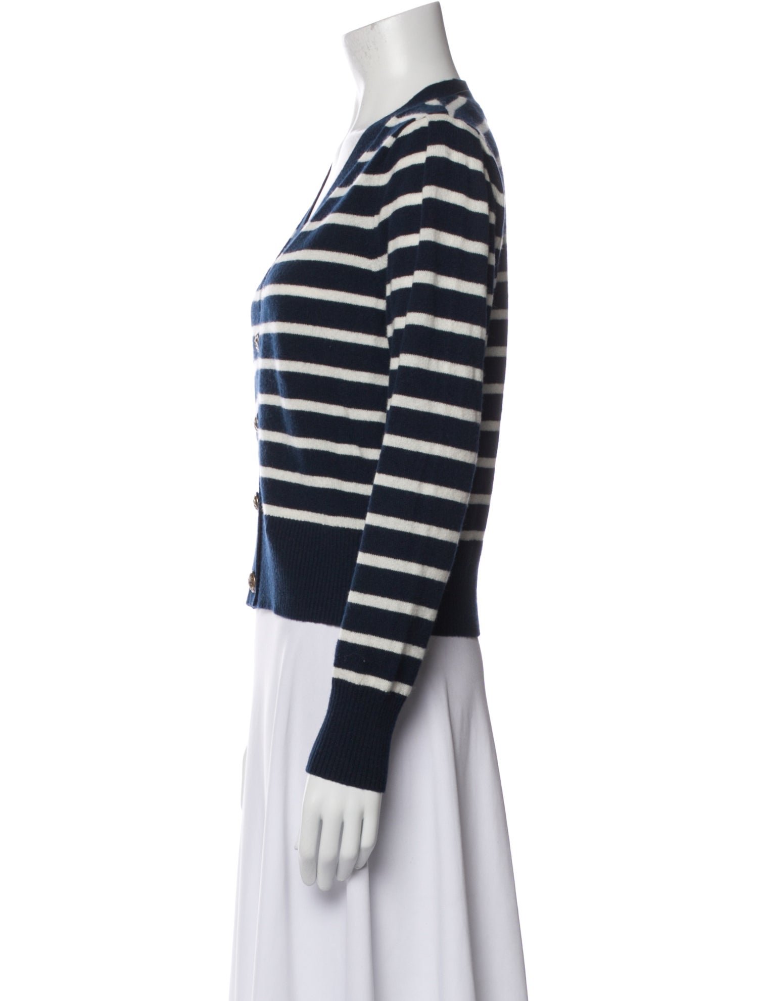 Veronica Beard Cashmere Striped Sweater