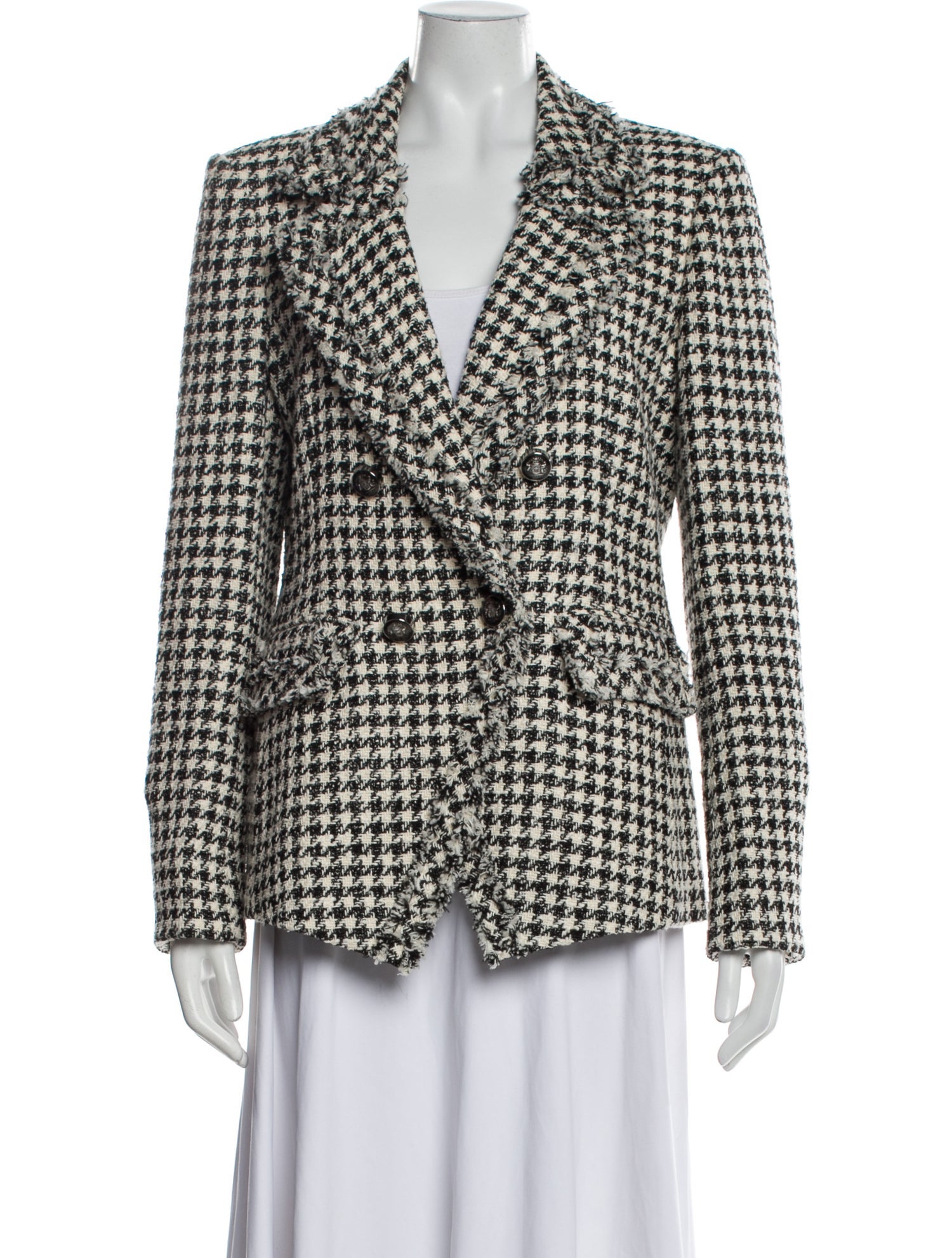 Veronica Beard Houndstooth Print Blazer