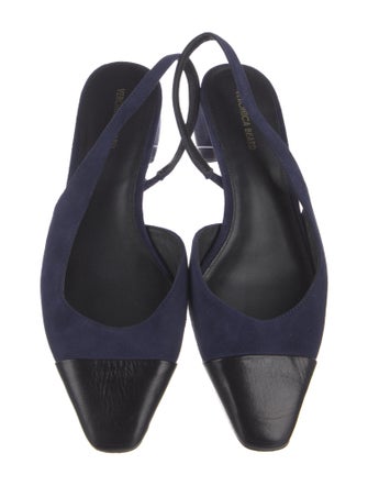 Veronica Beard Suede Slingback Flats