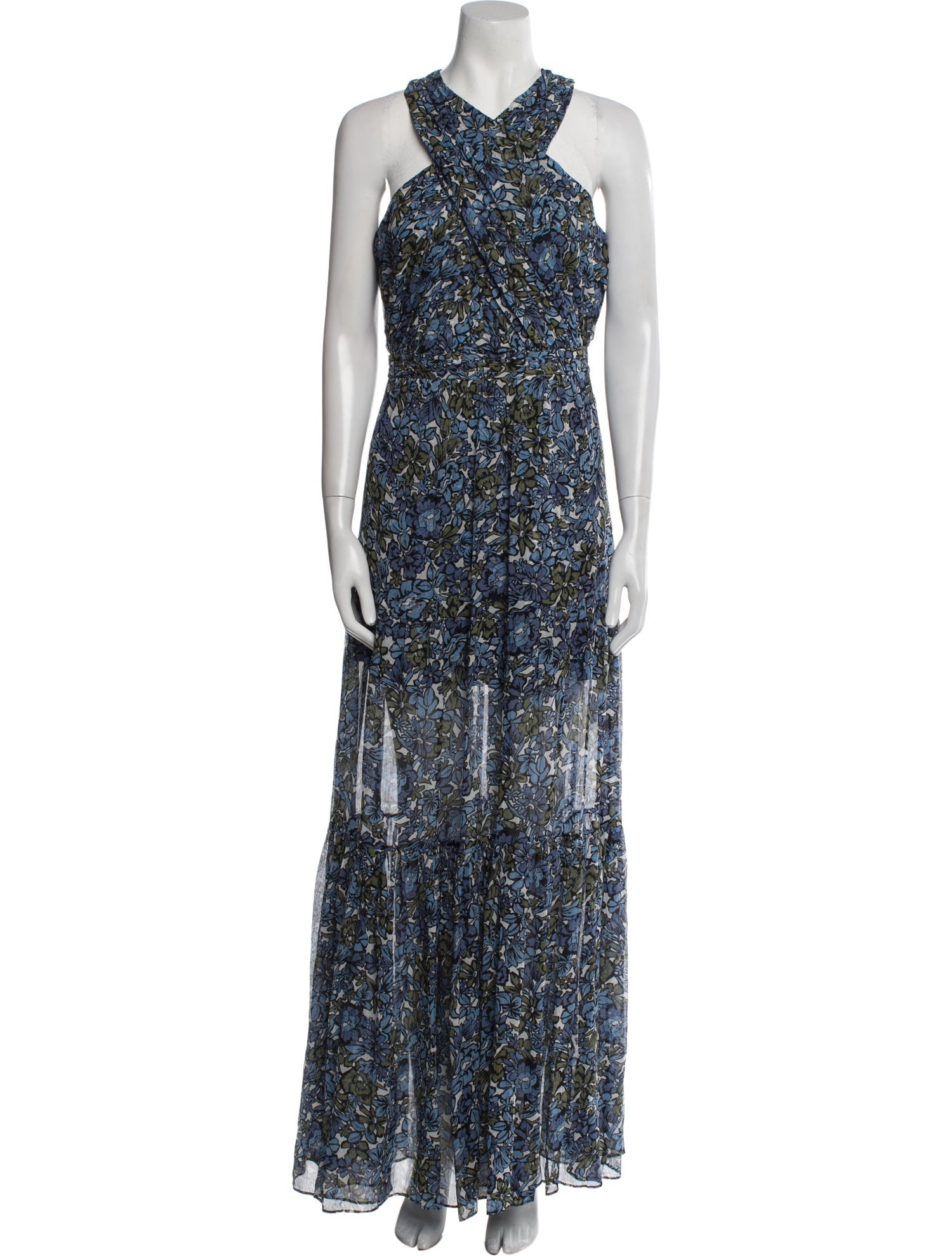 Veronica Beard Silk Long Dress