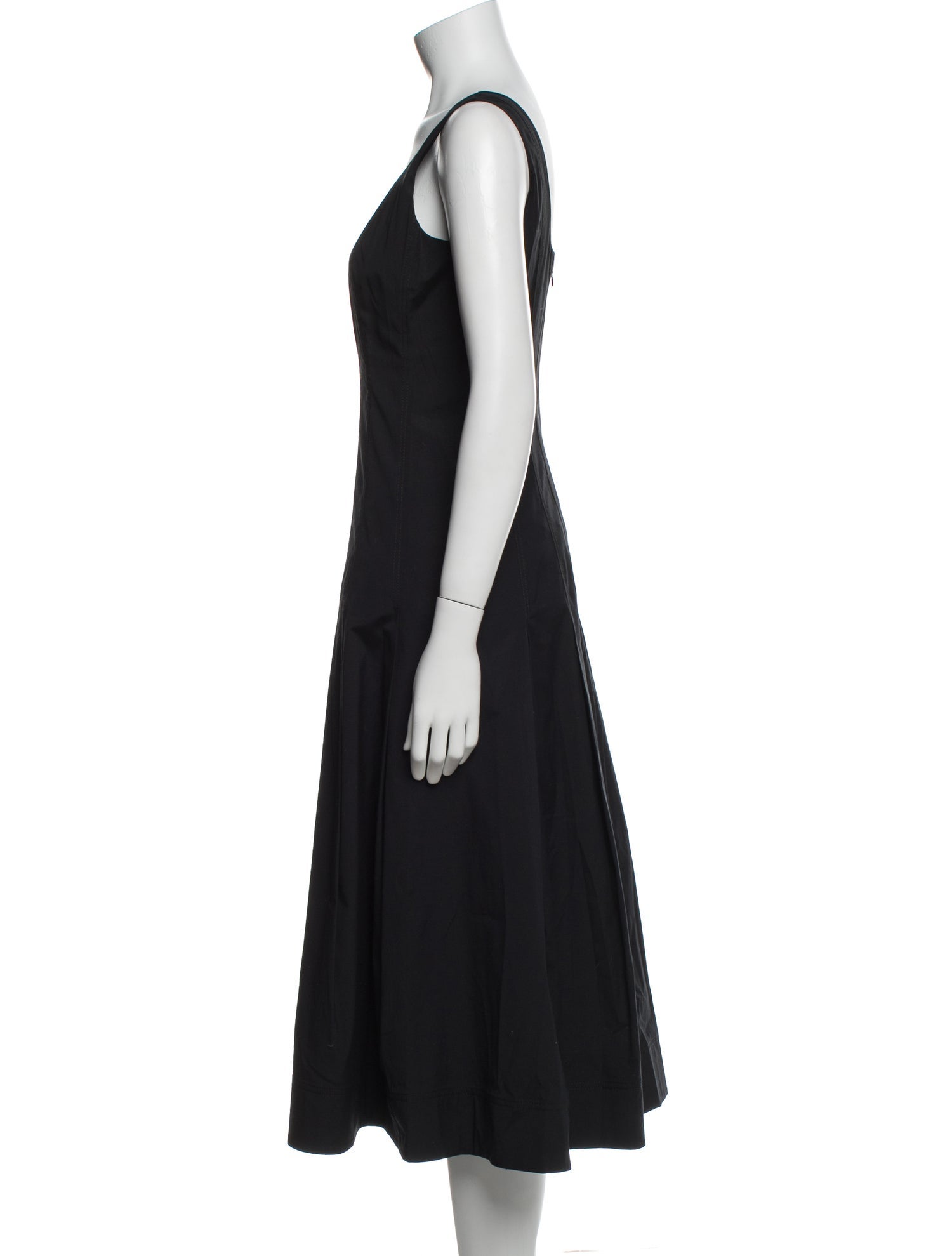 Veronica Beard Square Neckline Long Dress