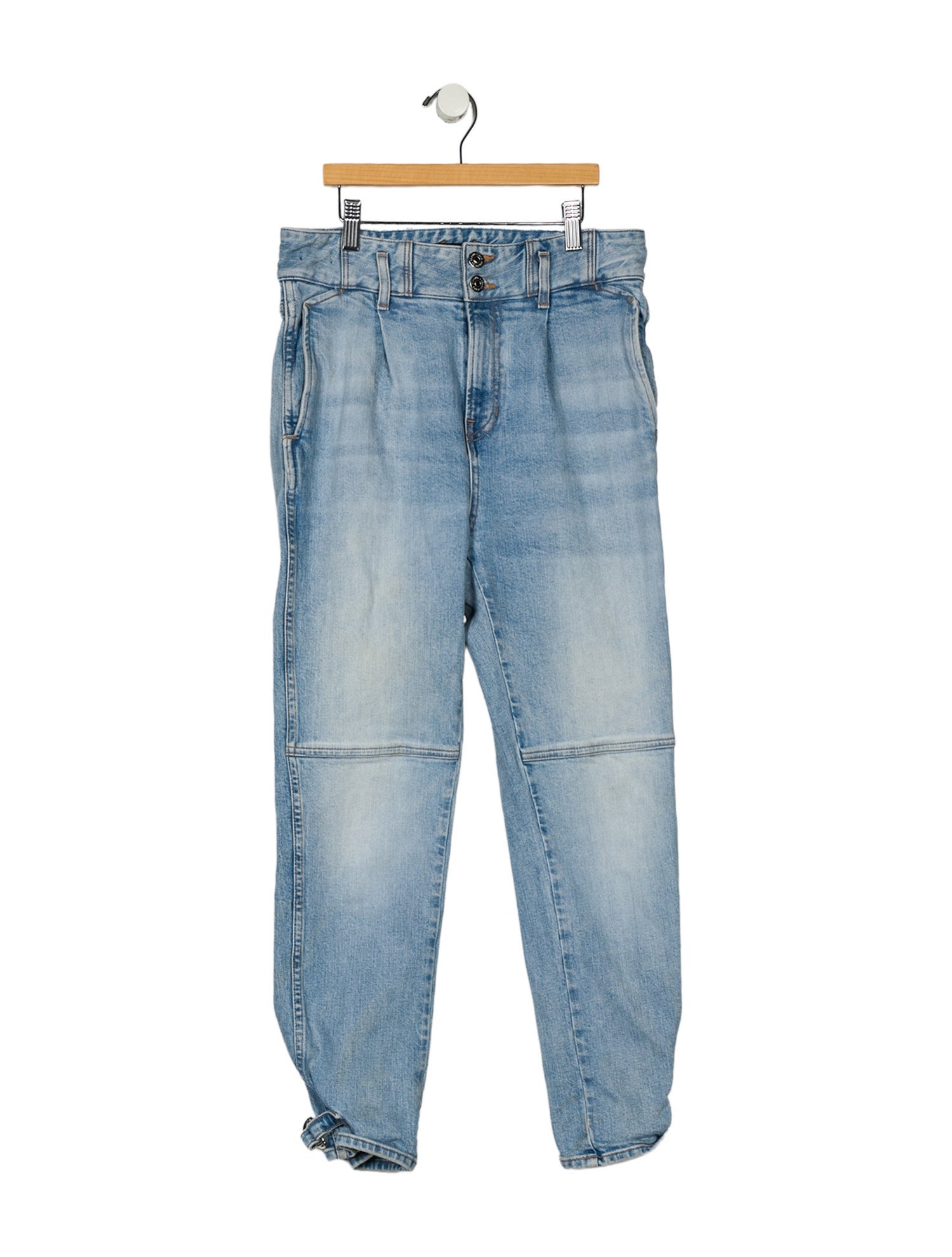 Veronica Beard High-Rise Straight Leg Jeans