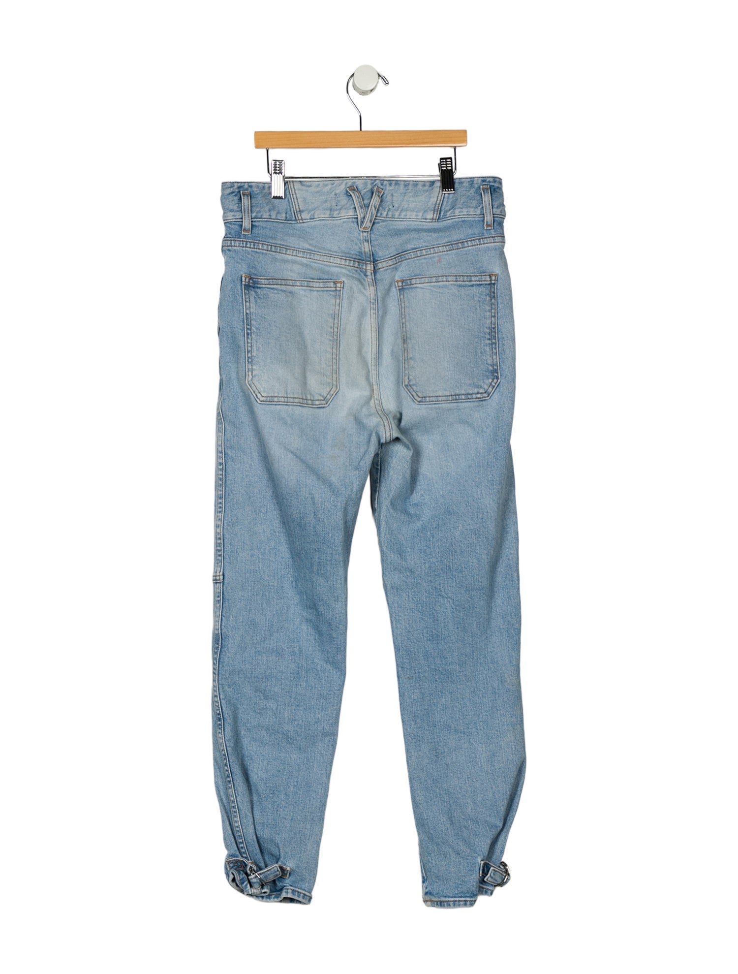 Veronica Beard High-Rise Straight Leg Jeans