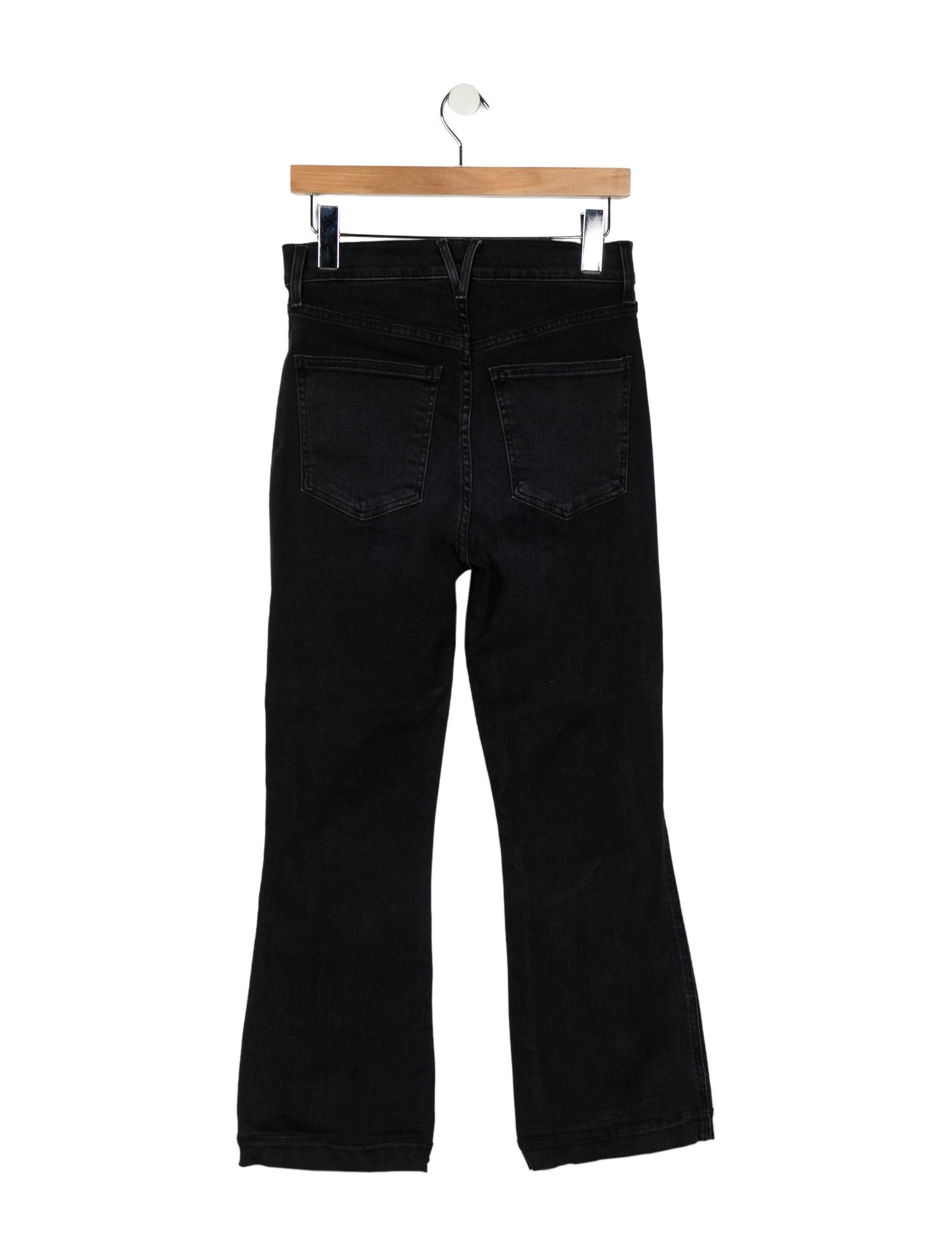 Veronica Beard Carson Ankle Flare Wide Leg Jeans