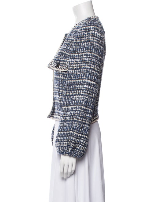 Veronica Beard Tweed Pattern Evening Jacket