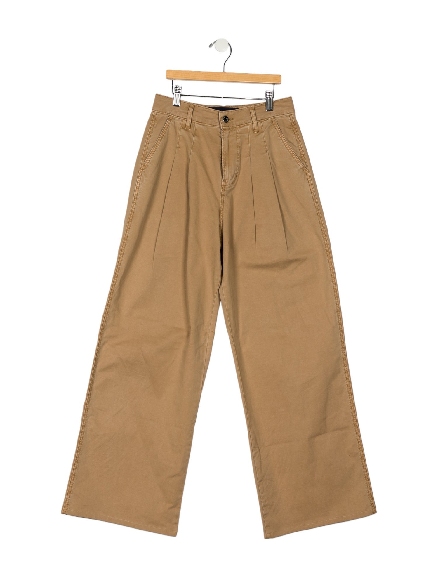 Veronica Beard High-Rise Wide Leg Jeans