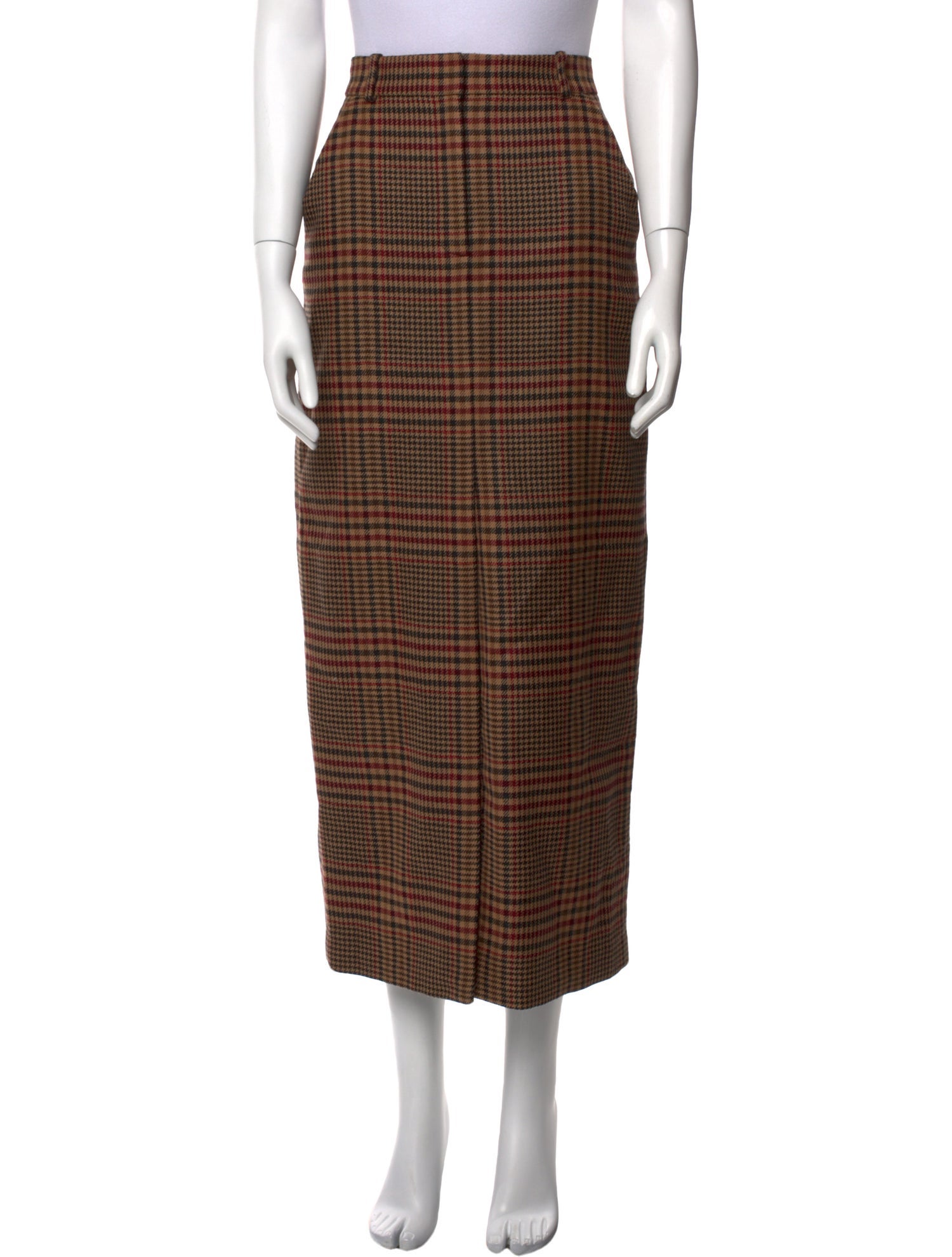 Veronica Beard Virgin Wool Midi Length Skirt