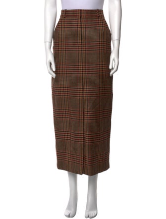Veronica Beard Virgin Wool Midi Length Skirt