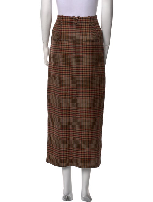 Veronica Beard Virgin Wool Midi Length Skirt
