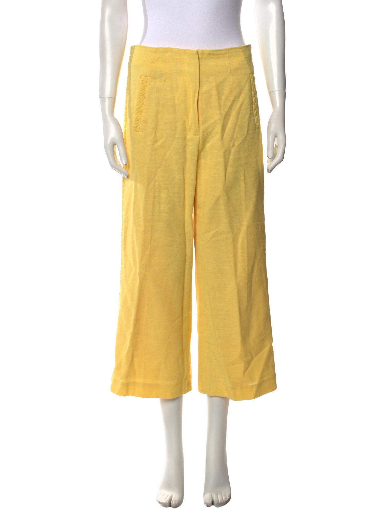 Veronica Beard Linen Wide Leg Pants