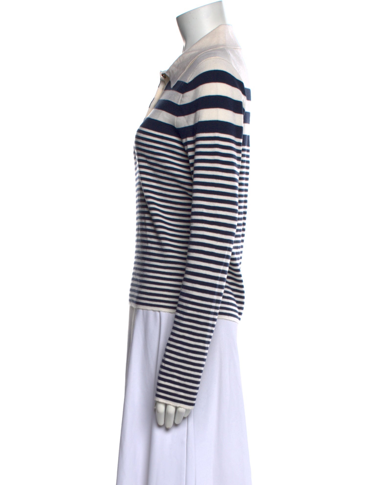 Veronica Beard Merino Wool Striped Sweater