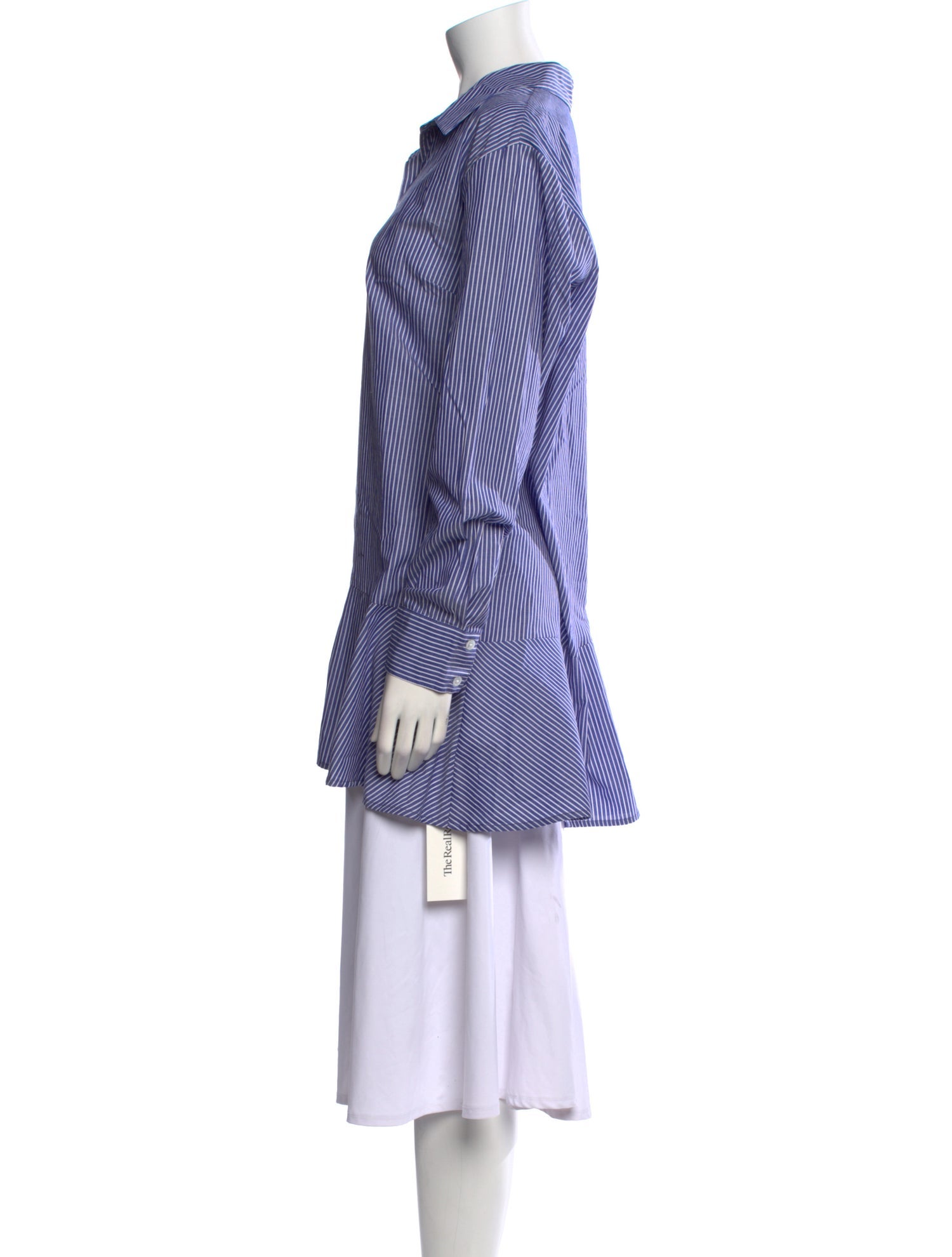 Veronica Beard Striped Long Sleeve Tunic