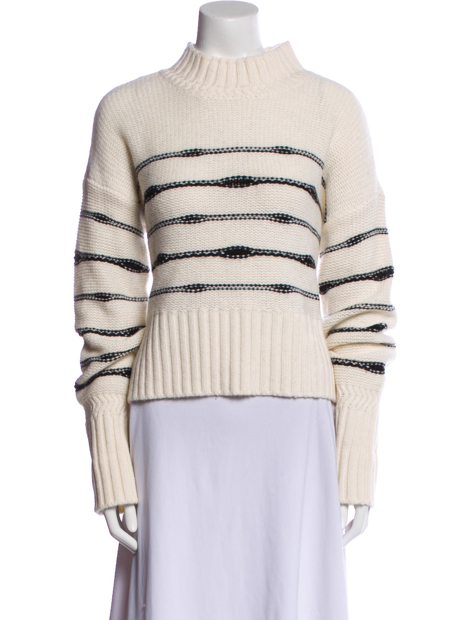 Veronica Beard Wool Striped Sweater
