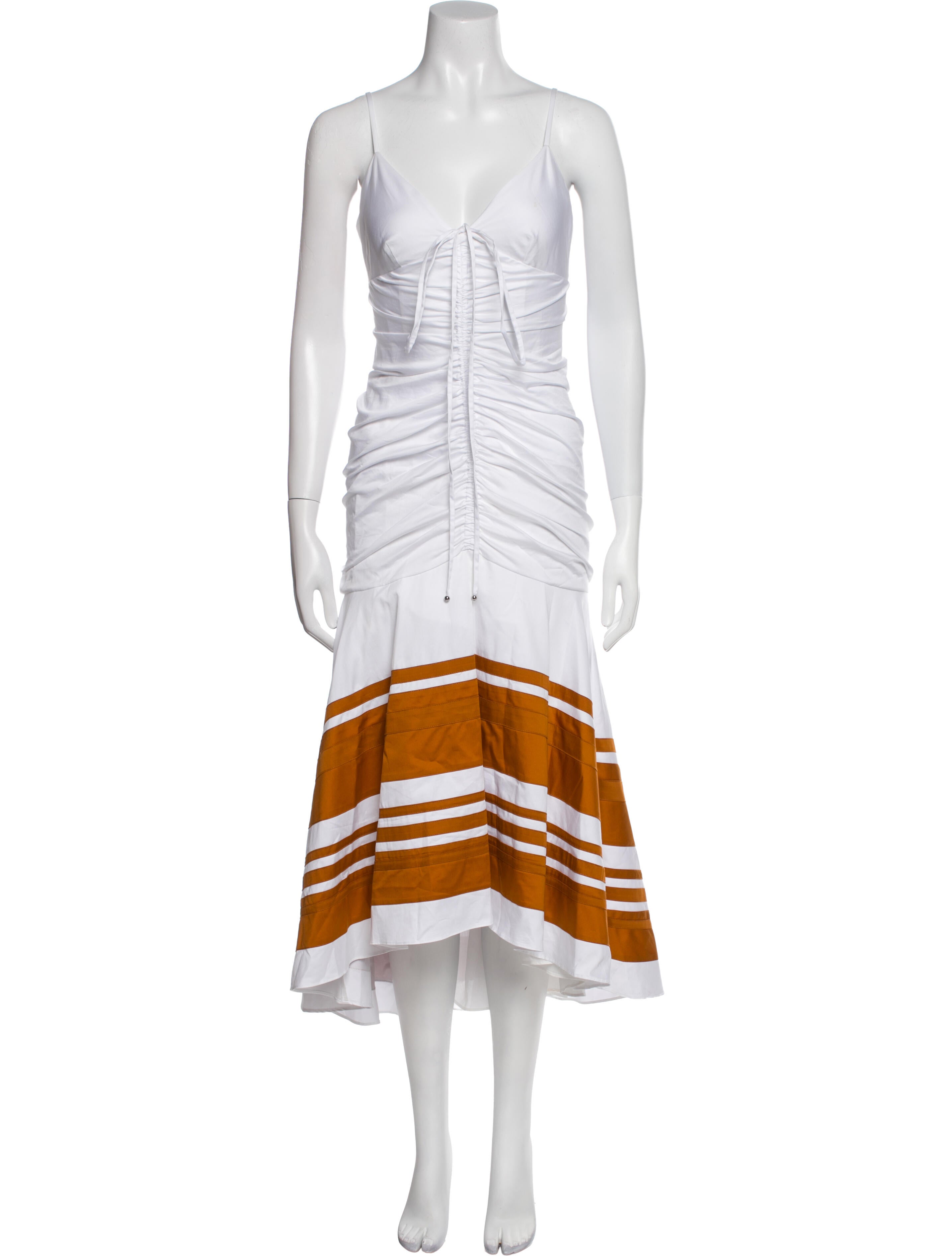 Veronica Beard Striped Long Dress