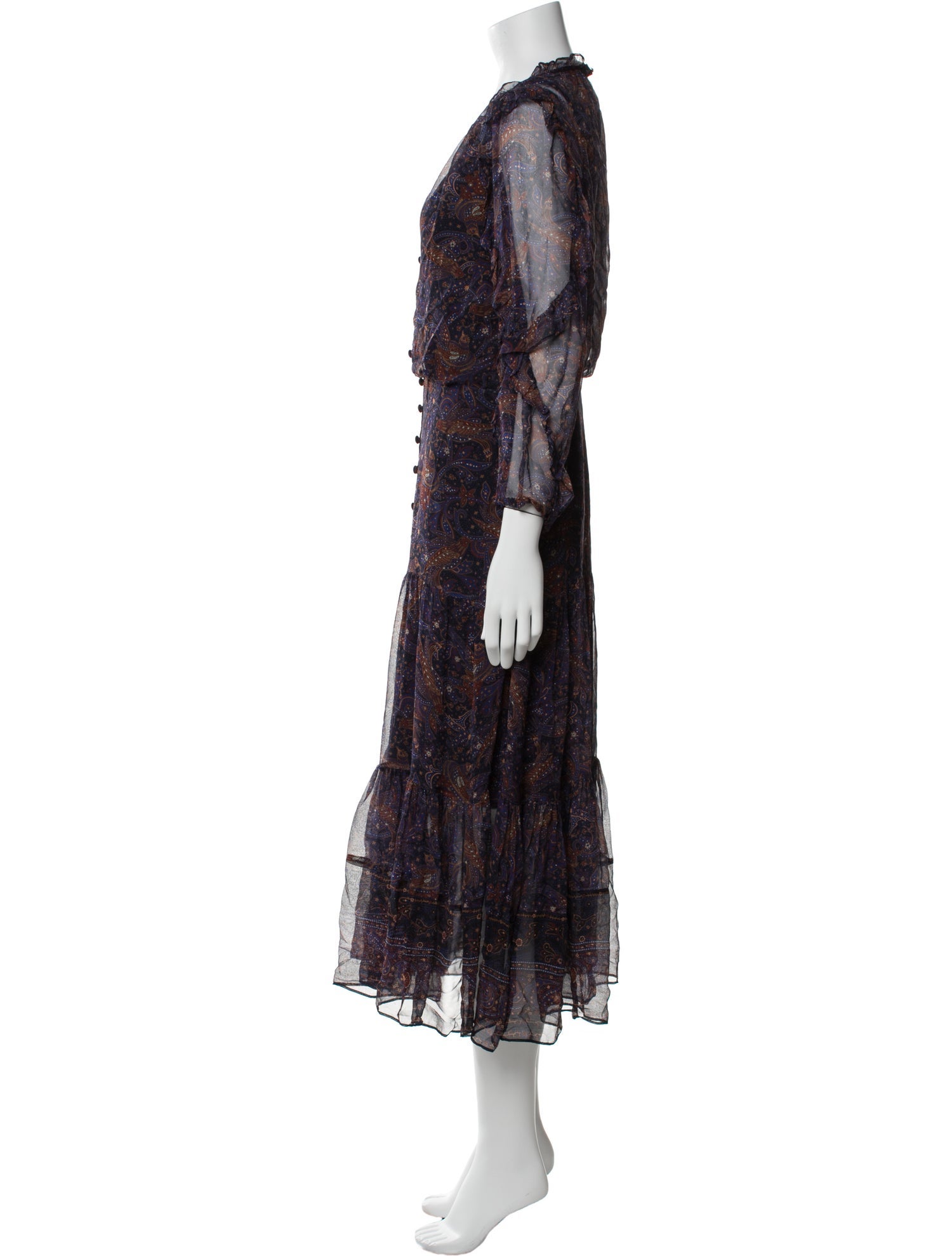 Veronica Beard Silk Long Dress