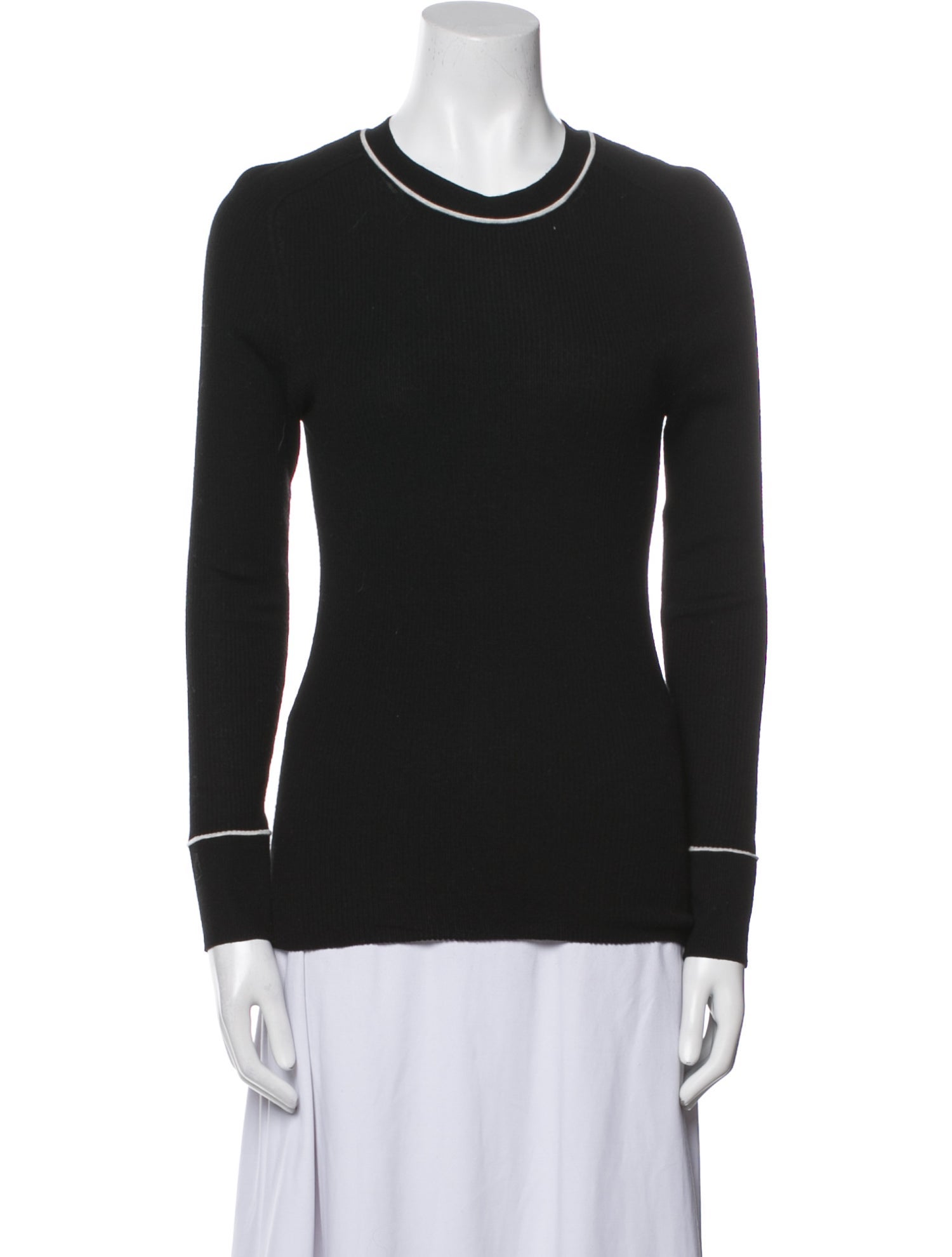 Veronica Beard Merino Wool Crew Neck Sweatshirt