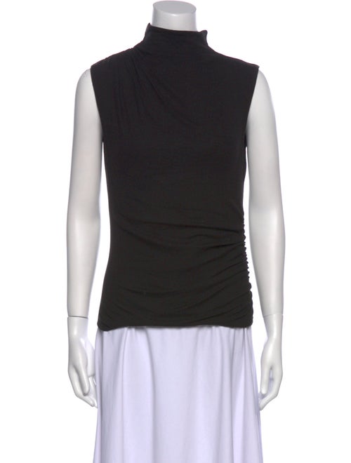 Veronica Beard Turtleneck Sleeveless Top