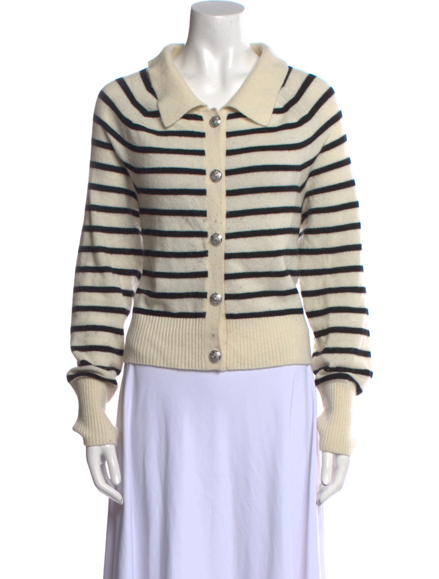 Veronica Beard Cashmere Striped Sweater