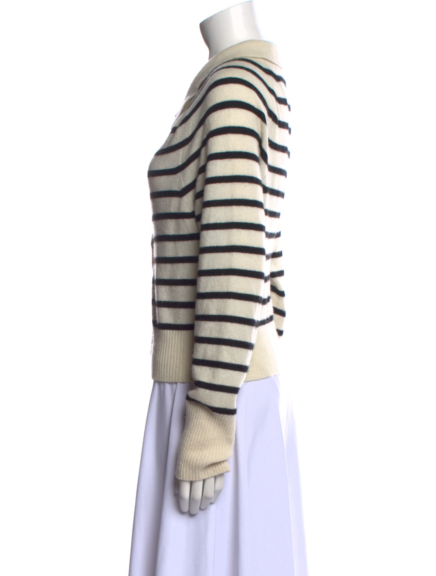 Veronica Beard Cashmere Striped Sweater