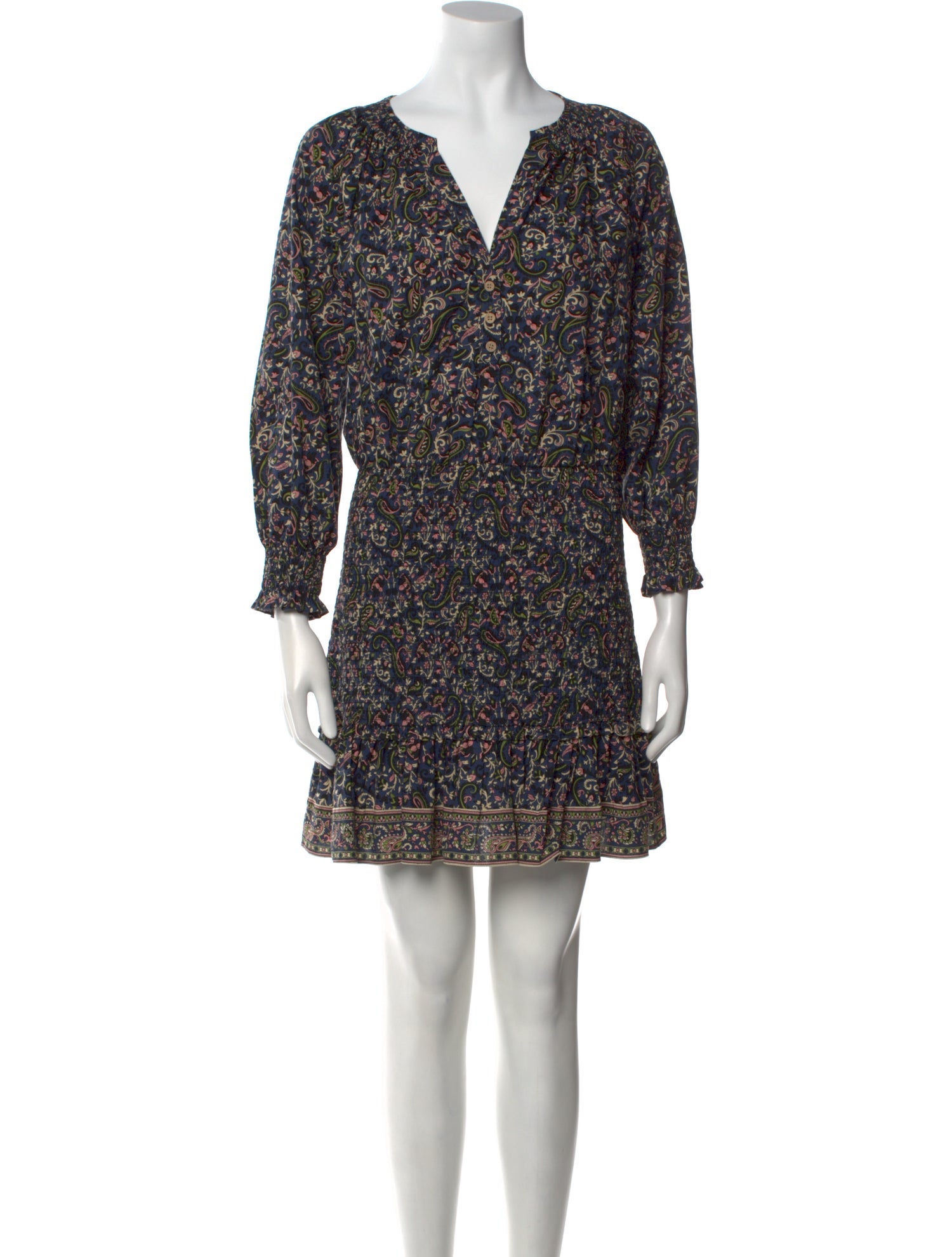 Veronica Beard Floral Print Mini Dress