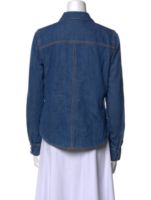 Veronica Beard Long Sleeve Button-Up Top