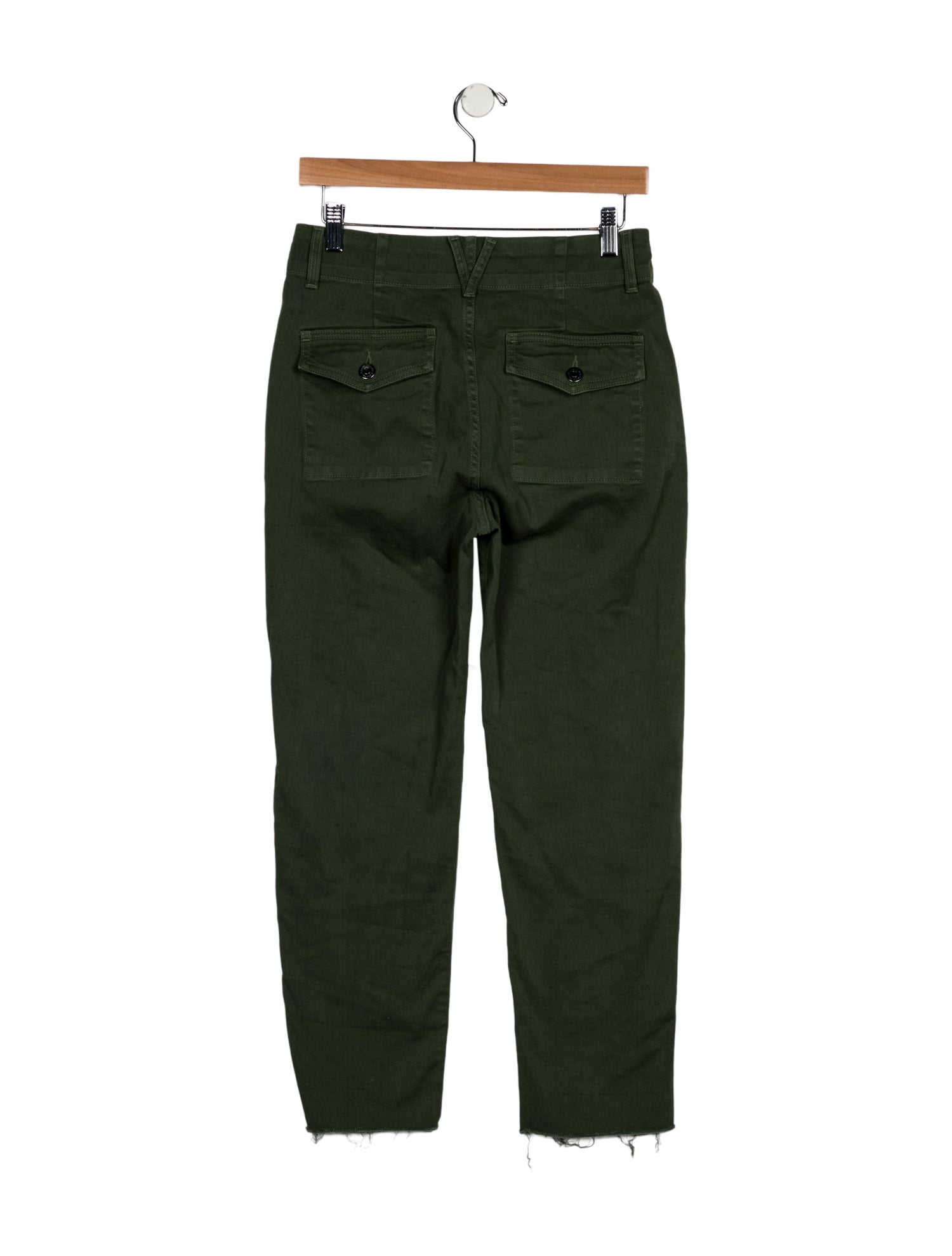 Veronica Beard Mid-Rise Straight Leg Jeans