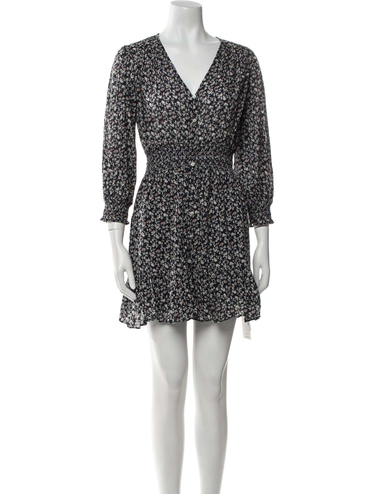 Veronica Beard Floral Print Mini Dress