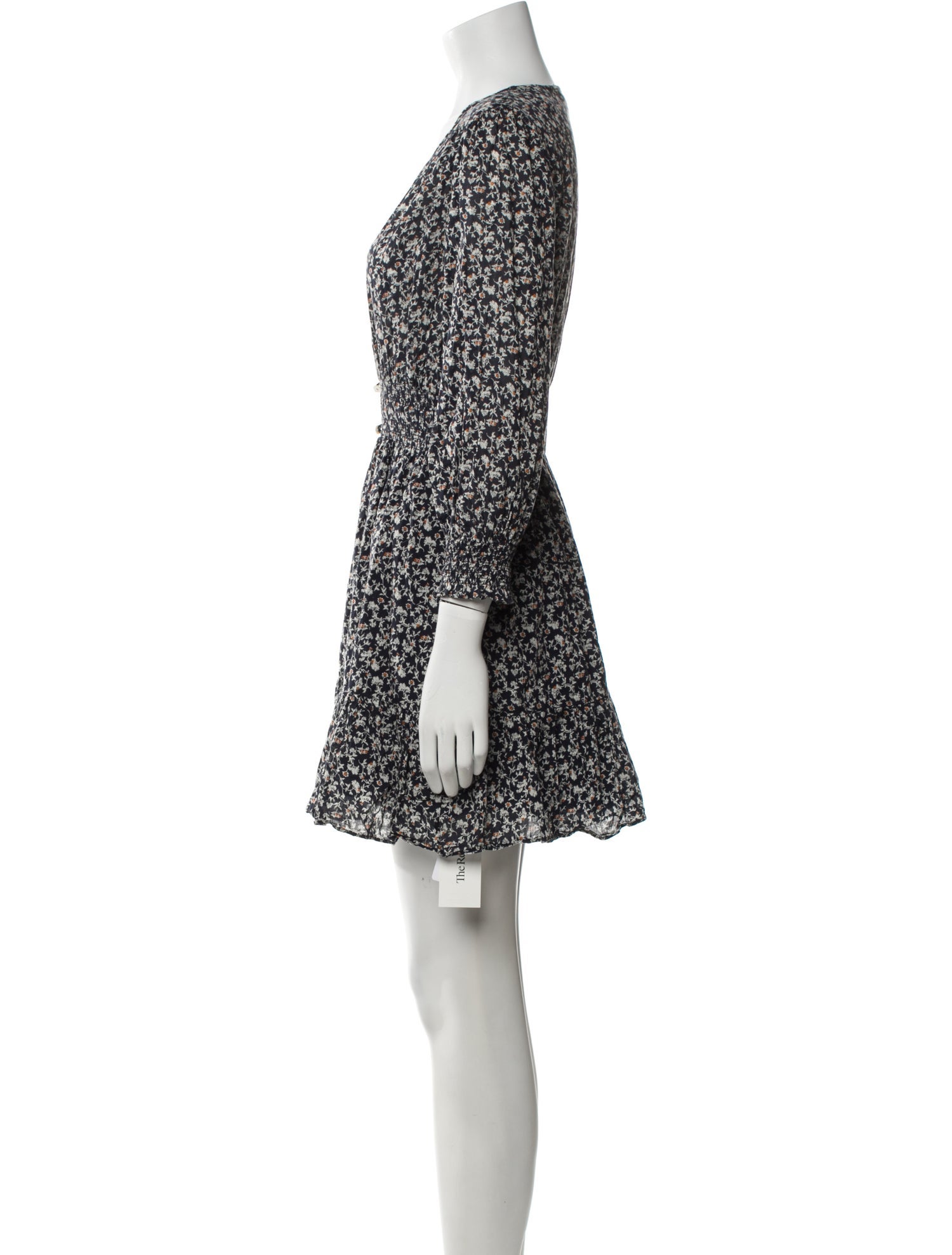 Veronica Beard Floral Print Mini Dress