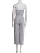 Veronica Beard Striped Strapless Jumpsuit