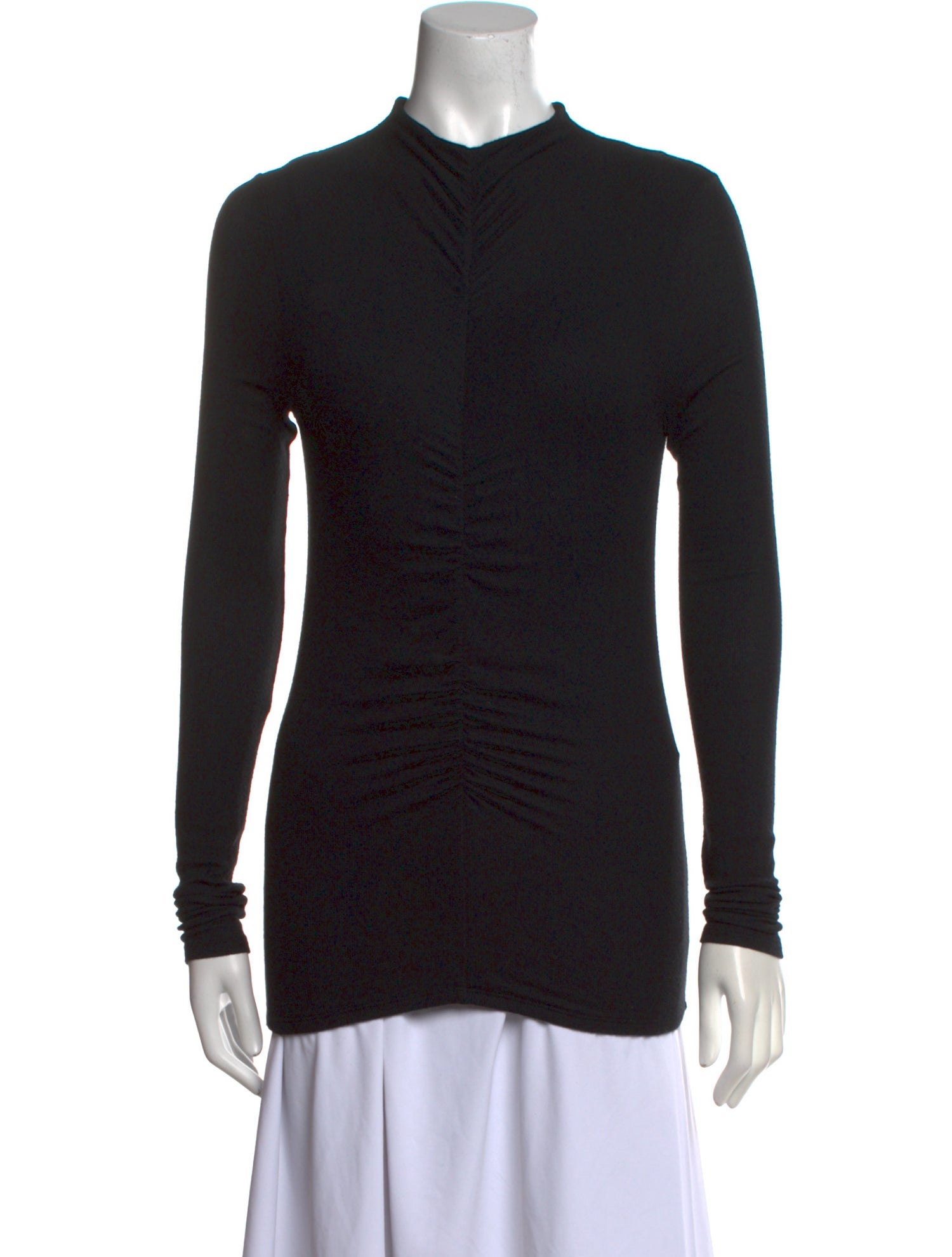 Veronica Beard Mock Neck Long Sleeve Top