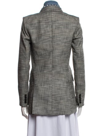 Veronica Beard Plaid Print Blazer